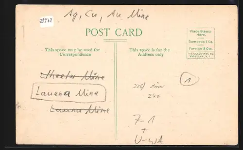 AK Conconully, WA, Mineral Hill Mining Co., Bergbau