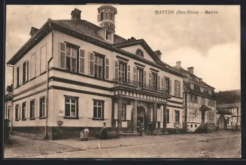 AK Hatten /Bas-Rhin, Mairie