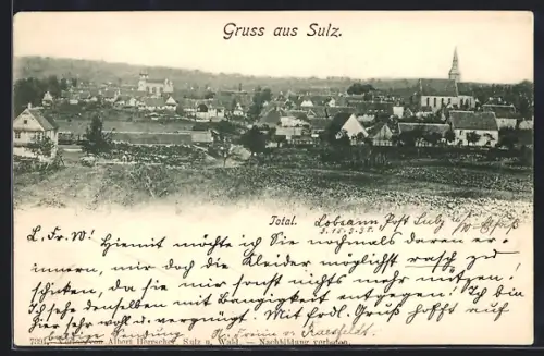 AK Sulz, Totalansicht mit Kirche