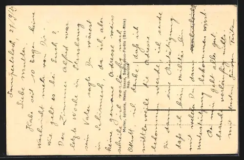 AK Soultz-sous-Forêts, Rue Frohnacker, Strassenpartie