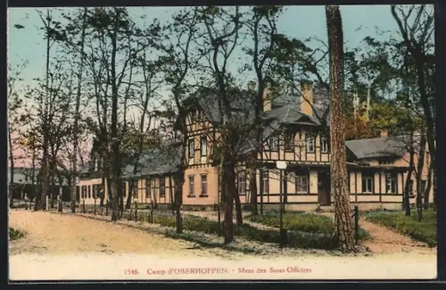 AK Camp d`Oberhofen, Mess des Sous-Officiers