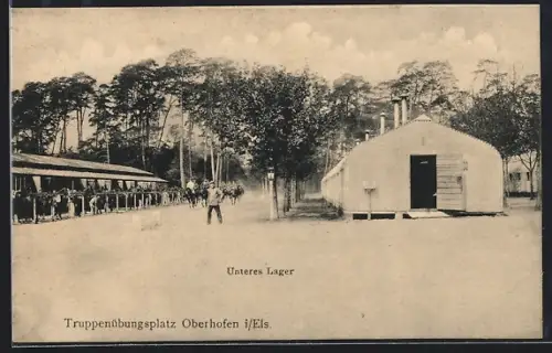 AK Oberhofen, Unteres Lager des Truppenübungsplatzes