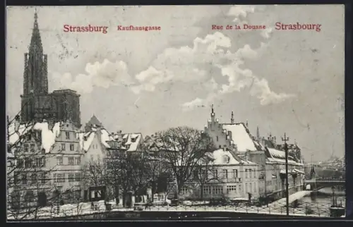 AK Strasbourg, Rue de la Douane, Strassenpartie