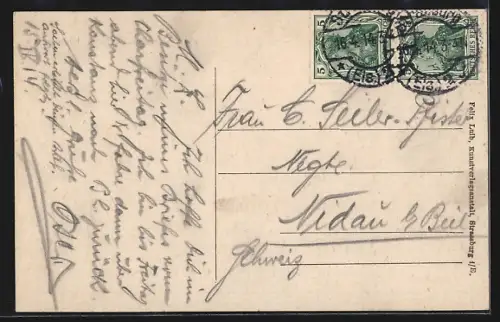 AK Strasbourg, Rue de la Douane, Strassenpartie