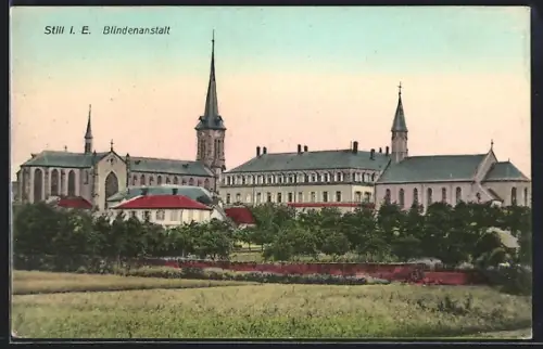 AK Still i. E., Blindenanstalt