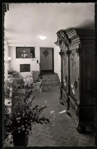 AK Bad Eilsen, Augenklinik Dr. Tippelskirch, Innenansicht Korridor