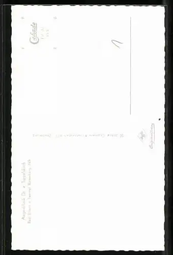 AK Bad Eilsen, Augenklinik Dr. Tippelskirch, Innenansicht Korridor