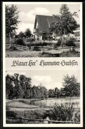 AK Hannover-Garbsen, Blauer See, Auto-Rast und Strandbad