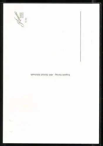 AK Grefrath, Eisstadion, Aussenansicht und Innenansicht mit Eisläufern