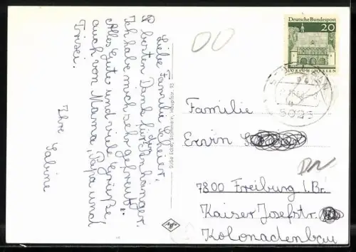 AK Stommeln, Windmühle, Kirche, Ortspartie