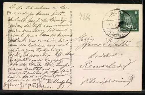 AK Belchen /Schwarzwald, Belchenhotel, Hochkelch, Belchen-Gipfel