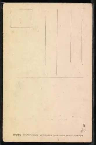 AK Potsdam, Hof- und Garnisonkirche, Altar, Kanzel, Eingang zur Gruft