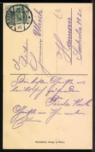 AK Einbeck, Marktplatz, Rathaus