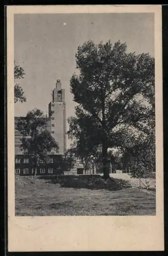 AK Magdeburg, Stadthalle und Ausstellungsturm