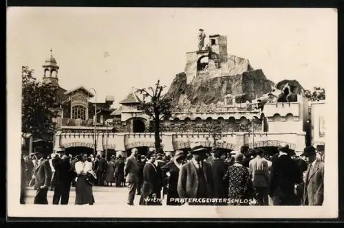 AK Wien, Wiener Prater, Geisterschloss