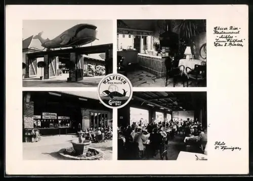 AK Wien, Wiener Prater, Gösser Bier-Restaurant Zum Walfisch