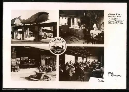 AK Wien, Wiener Prater, Restaurant zum Walfisch