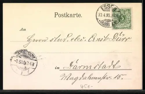 AK Essen, Blick zum Ruhrstein