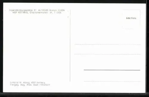 AK Kettwig, Jugendbildungsstätte St. Altfried Bistum Essen, Charlottenhofstrasse 61