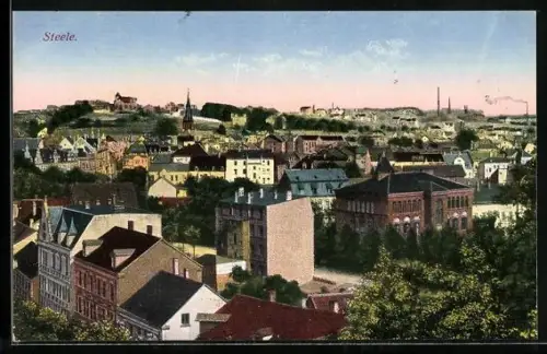 AK Steele, Ortsansicht aus der Vogelschau