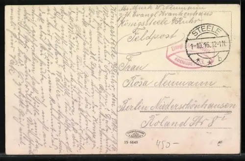 AK Steele, Partie im Stadtpark