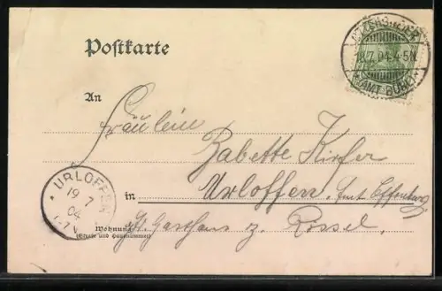 AK Ottersweier, Inneres der Wallfahrtskirche Marialinden