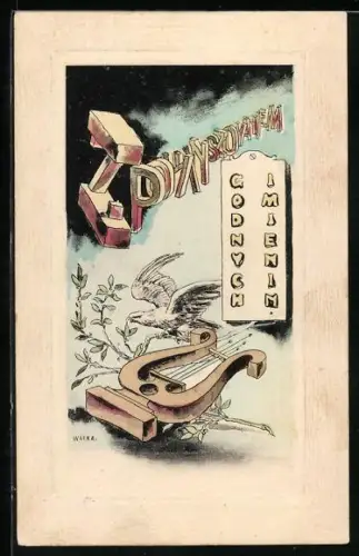 AK Godnych Imienem, Harfe und Adler