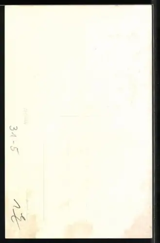 Foto-AK Trachtengruppe mit Akkordeon, Trompete, Klarinette