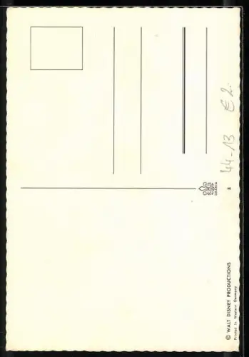 AK Tanzball mit Micky Maus und Donald Duck