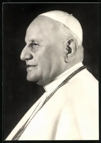AK Papst Johannes XXIII., Seitenportrait