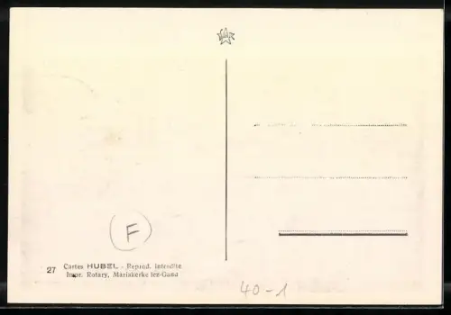 AK Missgeschick einer Dame am Strand