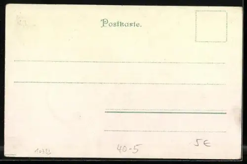 AK Älteres Paar mit Schirm entdeckt ein Liebespaar im Wald