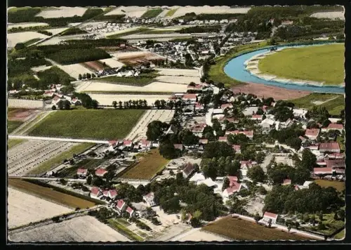 AK Hülsen, Teilansicht, Fliegeraufnahme
