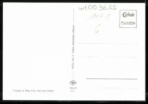 AK Bödexen über Höxter, Teilansicht mit Kirche