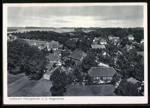 AK Fallingbostel, Gesamtansicht aus der Vogelschau
