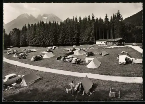AK Berchtesgaden-Ramsau, Campingplatz Simonhof Taubensee, Hochkalter
