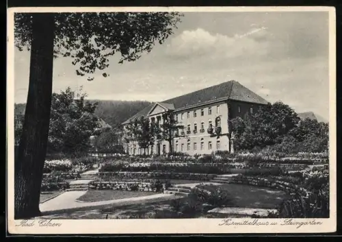 AK Bad Eilsen, Kurmittelhaus und Steingarten