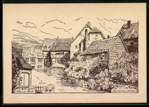 Künstler-AK Obernkirchen, Schluke