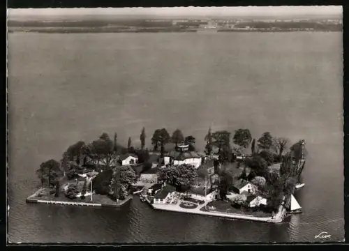 AK Steinhude am Meer, Gaststätte Insel Wilhelmstein H. Igelmann