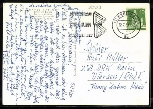 AK Berlin-Kladow, Casino Havel-Kasino, Kladower Damm 197