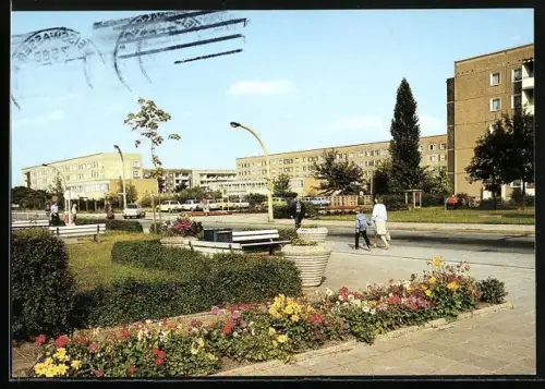 AK Weisswasser, Lutherstrasse /Bertolt-Brecht-Strasse