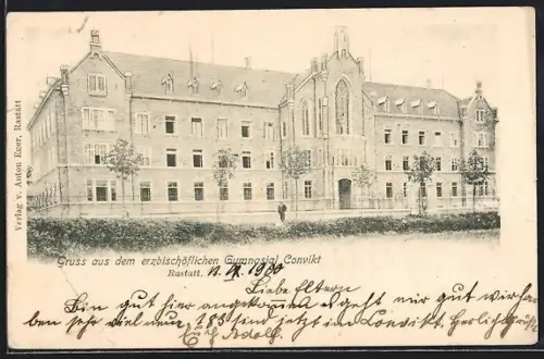 AK Rastatt, Erzbischöfliches Gymnasial Convikt