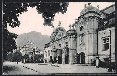 AK Bad Reichenhall, Kurstrasse mit Kurhaus