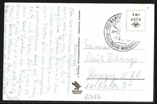 AK Ramsau / Berchtesgaden, Gasthaus zur Hindenburglinde mit Reiteralpe