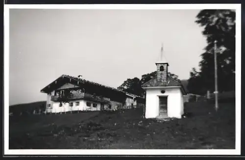 Foto-AK Ramsau /Obb., Gasthof Schwarzeck