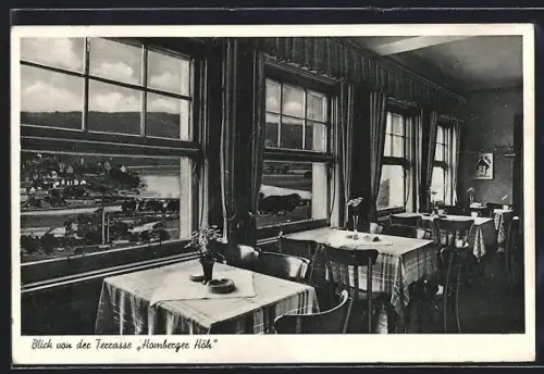 AK Hagen-Haspe, Cafe-Restaurant Homberger Höh, Bick von der Terrasse