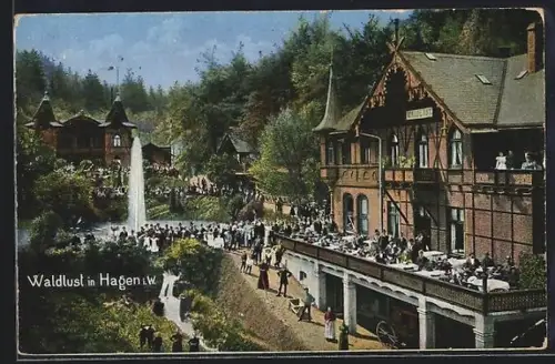 AK Hagen i. W., Gasthof Waldlust