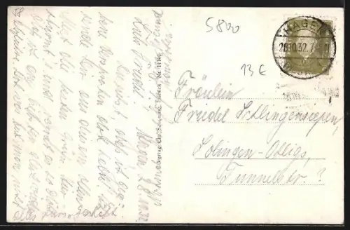 AK Hagen i. W., Blick in die Kaiserstrasse