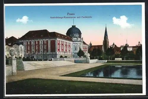 AK Posen, Ansiedlungs-Kommission und Paulikirche