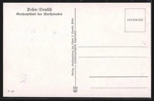 AK Posen, Blick auf das Schloss